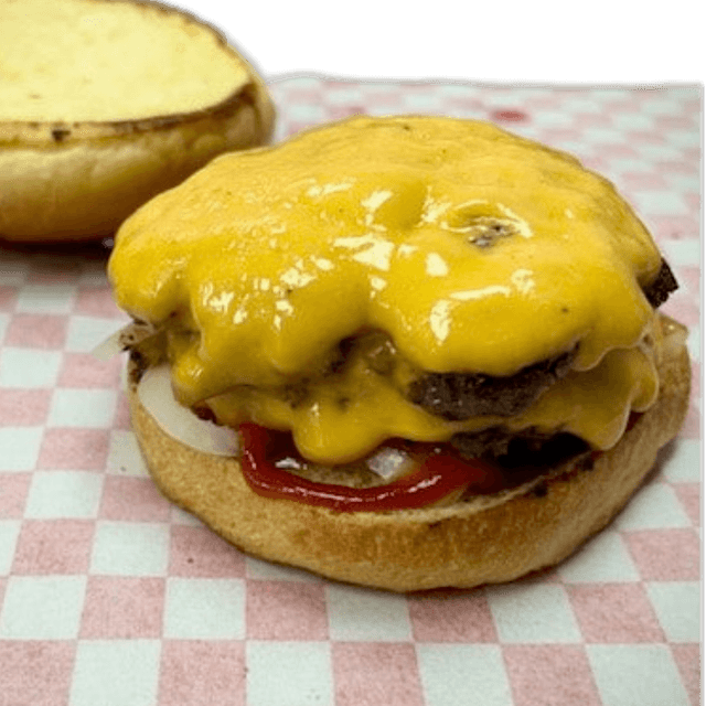 Double classic cheeseburger
